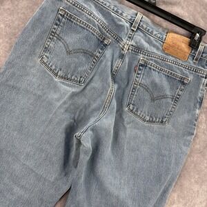 Levis 550 Jeans Womens 18 Short Light Blue Wash Relaxed Fit Tapered Leg VTG Y2K